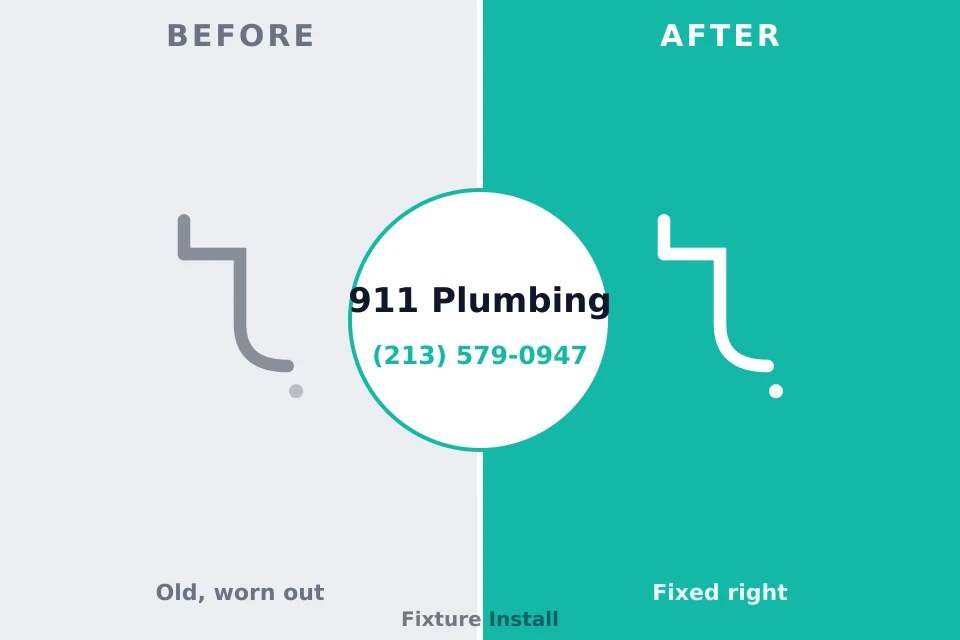 Before and after: plumbing repair El Mirage, AZ